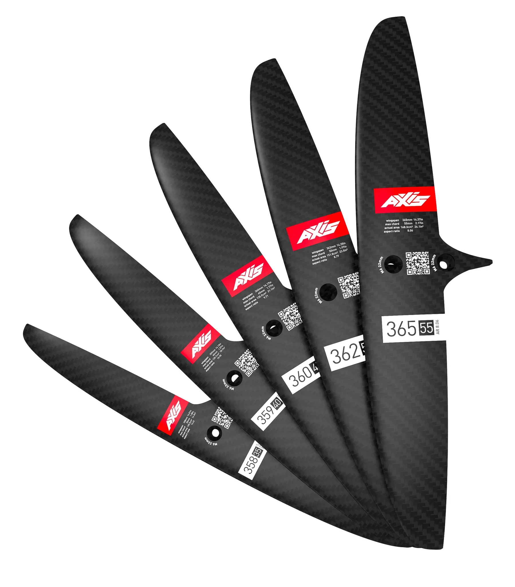 AXIS 'SKINNY' Rear Stabilisers - Image 3
