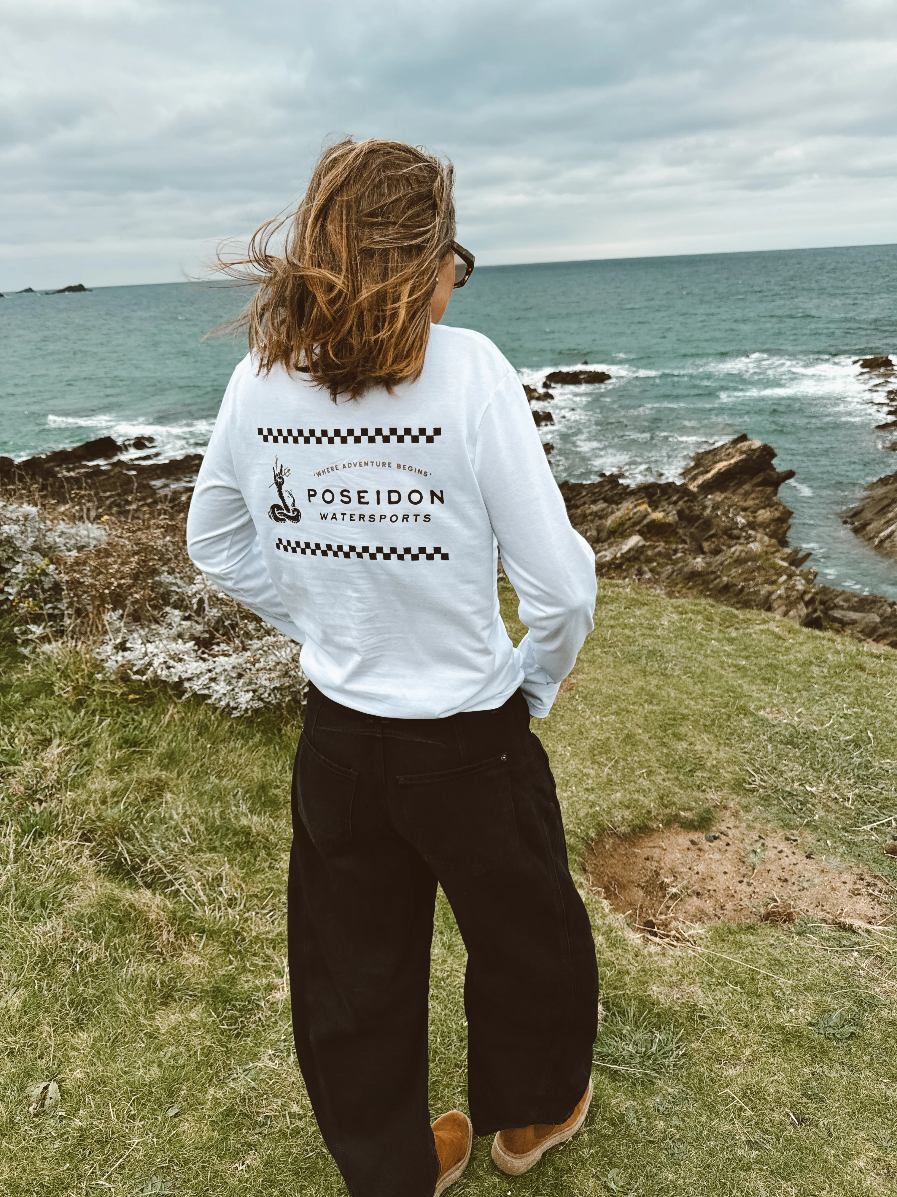 Poseidon Rattlesnake Long Sleeve T-Shirt | White - Image 4