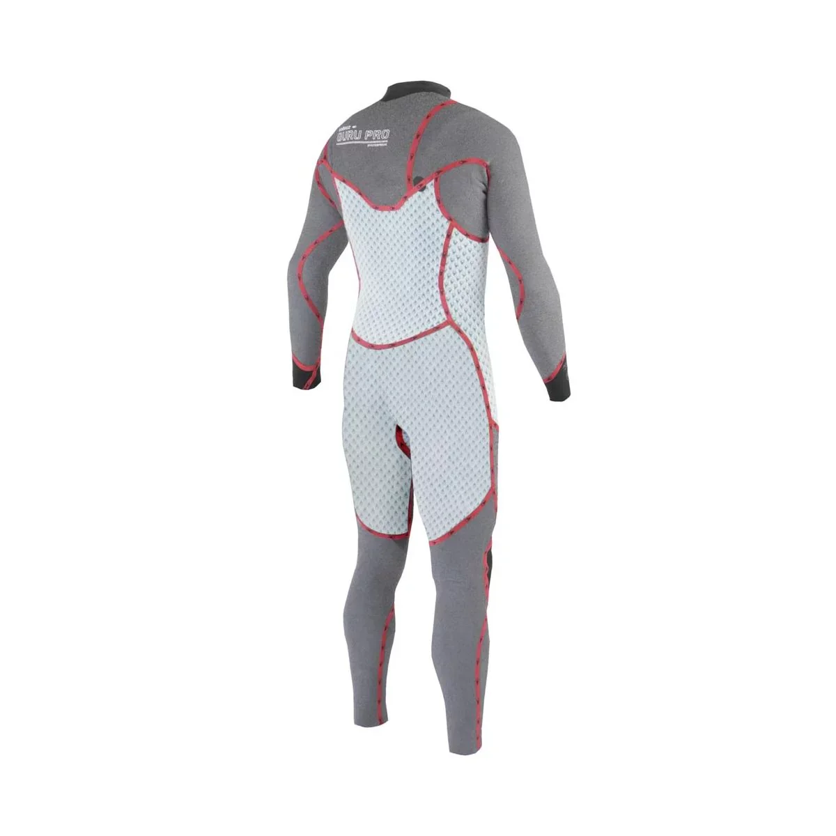 Sooruz GURU PRO 5/4/3 Men's Fullsuit Chest Zip - Black (W4) - Image 3