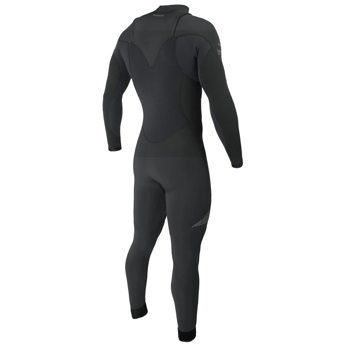 Sooruz GURU WIND 5/4 Men's Fullsuit Front Zip - Black - Image 2